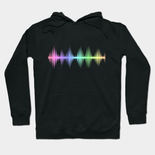 Music Equalizer Bars Beats Waves Hoodie